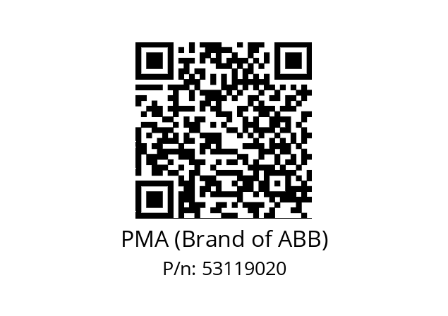   PMA (Brand of ABB) 53119020