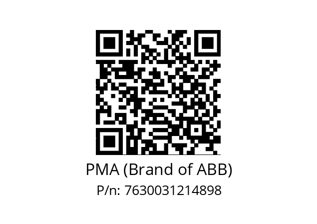   PMA (Brand of ABB) 7630031214898