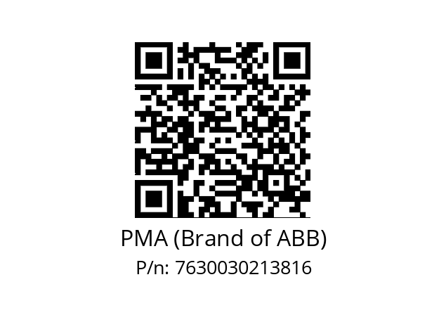   PMA (Brand of ABB) 7630030213816