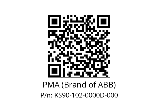   PMA (Brand of ABB) KS90-102-0000D-000