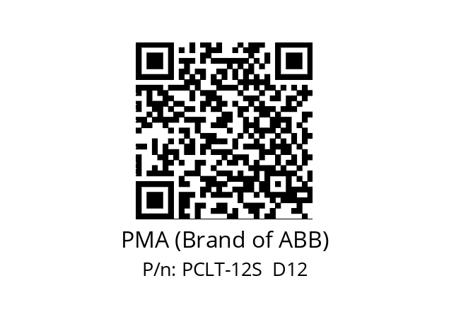   PMA (Brand of ABB) PCLT-12S  D12