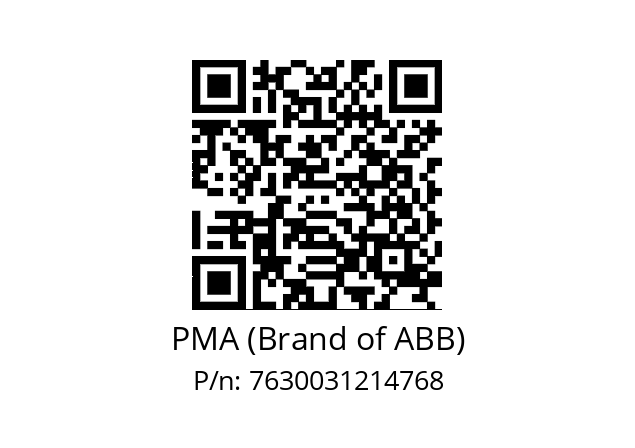   PMA (Brand of ABB) 7630031214768