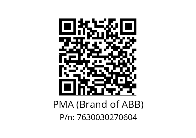   PMA (Brand of ABB) 7630030270604