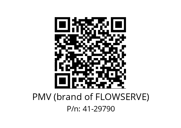   PMV (brand of FLOWSERVE) 41-29790