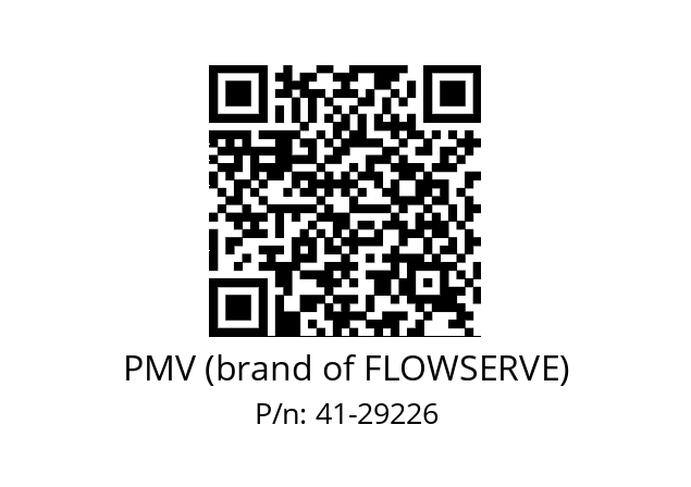   PMV (brand of FLOWSERVE) 41-29226