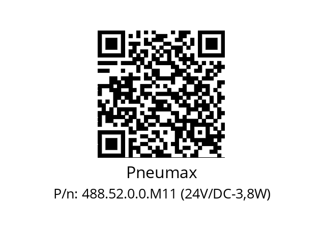   Pneumax 488.52.0.0.M11 (24V/DC-3,8W)