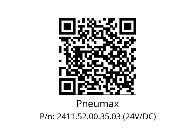   Pneumax 2411.52.00.35.03 (24V/DC)