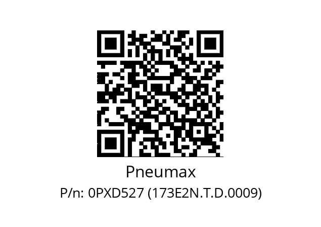   Pneumax 0PXD527 (173E2N.T.D.0009)