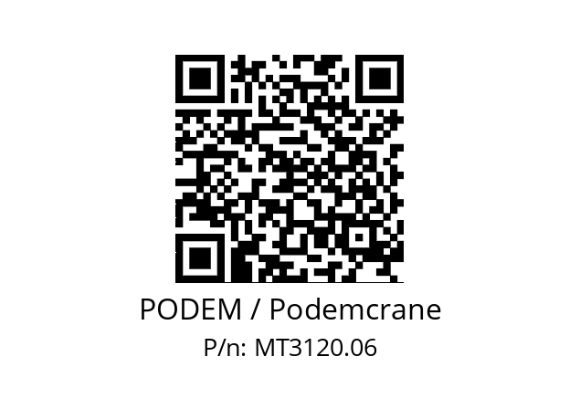   PODEM / Podemcrane MT3120.06