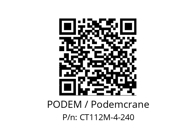   PODEM / Podemcrane СТ112М-4-240