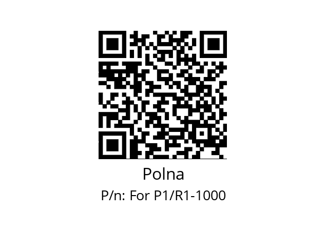   Polna For P1/R1-1000