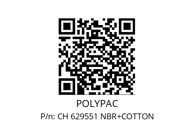   POLYPAC CH 629551 NBR+COTTON