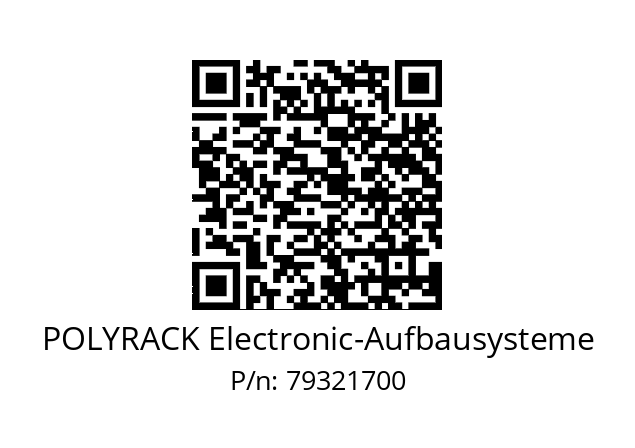   POLYRACK Electronic-Aufbausysteme 79321700