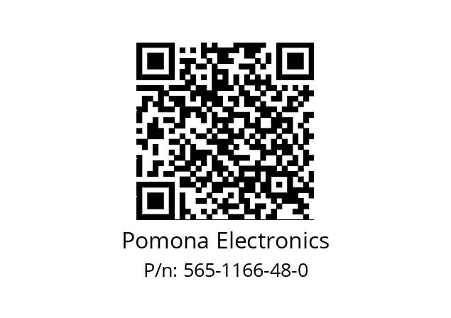   Pomona Electronics 565-1166-48-0