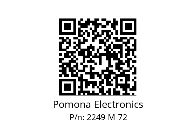   Pomona Electronics 2249-M-72