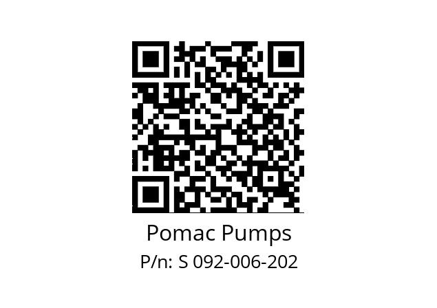   Pomac Pumps S 092-006-202