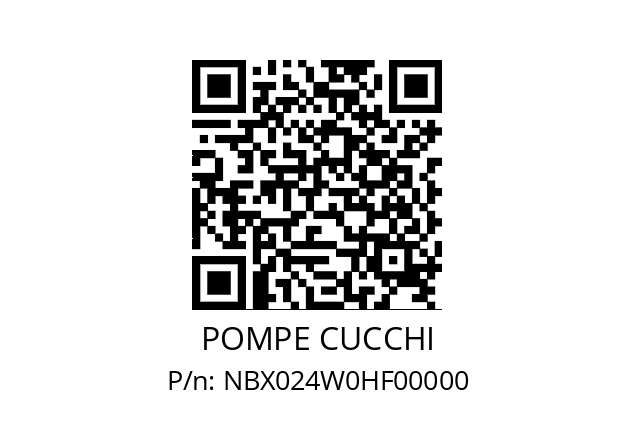   POMPE CUCCHI NBX024W0HF00000