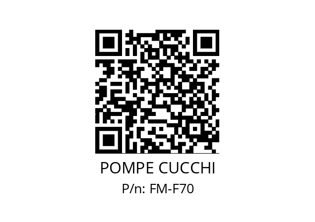   POMPE CUCCHI FM-F70