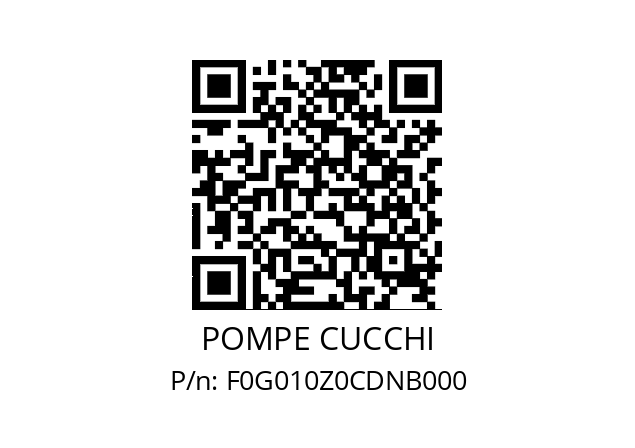   POMPE CUCCHI F0G010Z0CDNB000