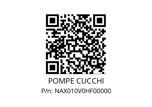   POMPE CUCCHI NAX010V0HF00000