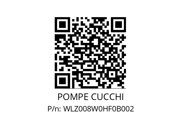   POMPE CUCCHI WLZ008W0HF0B002