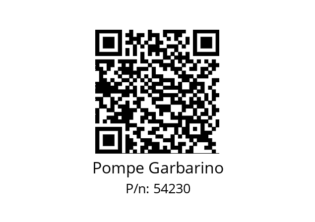   Pompe Garbarino 54230