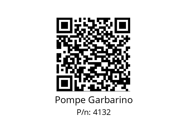   Pompe Garbarino 4132