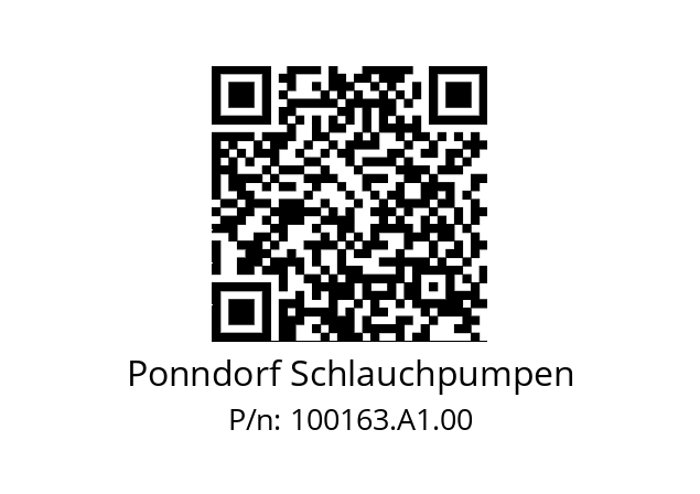   Ponndorf Schlauchpumpen 100163.A1.00