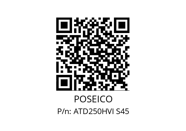   POSEICO ATD250HVI S45