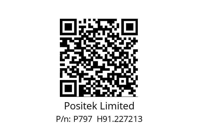   Positek Limited P797  H91.227213