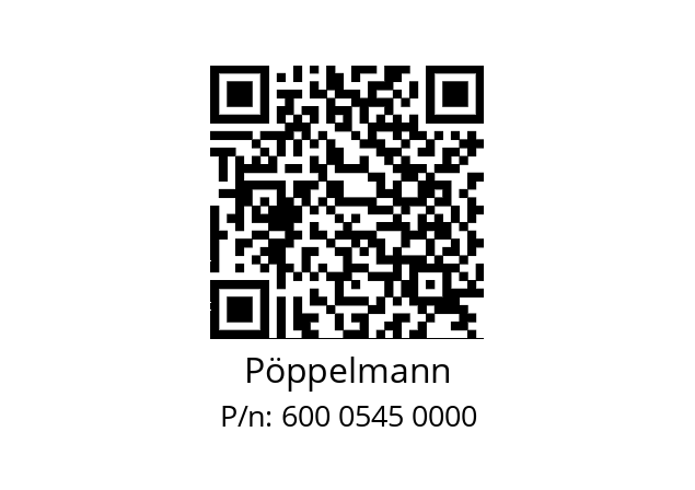   Pöppelmann 600 0545 0000