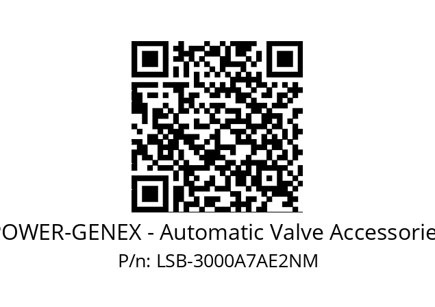   POWER-GENEX - Automatic Valve Accessories LSB-3000A7AE2NM