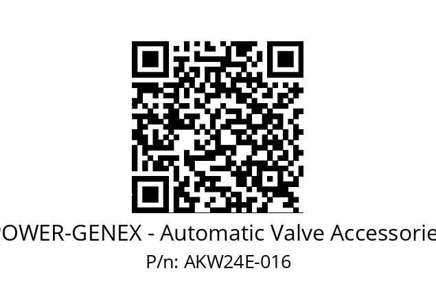   POWER-GENEX - Automatic Valve Accessories AKW24E-016