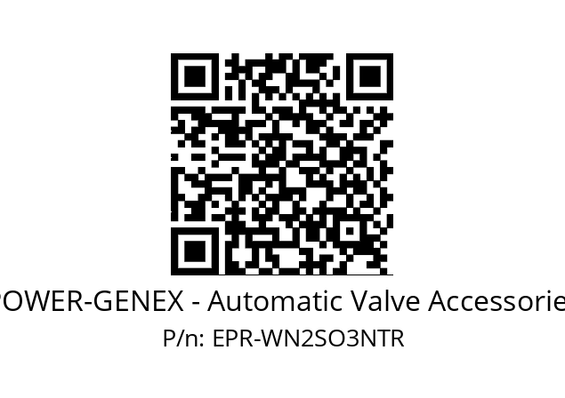   POWER-GENEX - Automatic Valve Accessories EPR-WN2SO3NTR