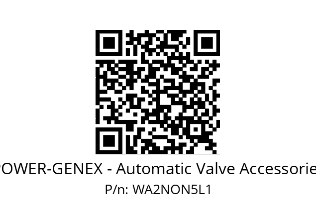   POWER-GENEX - Automatic Valve Accessories WA2NON5L1