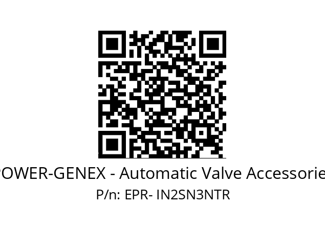   POWER-GENEX - Automatic Valve Accessories EPR- IN2SN3NTR