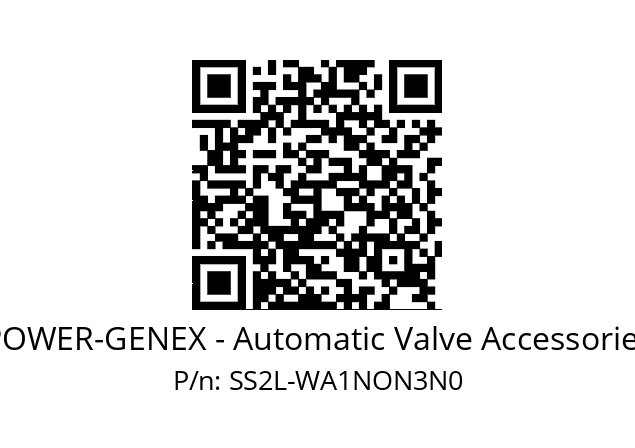   POWER-GENEX - Automatic Valve Accessories SS2L-WA1NON3N0