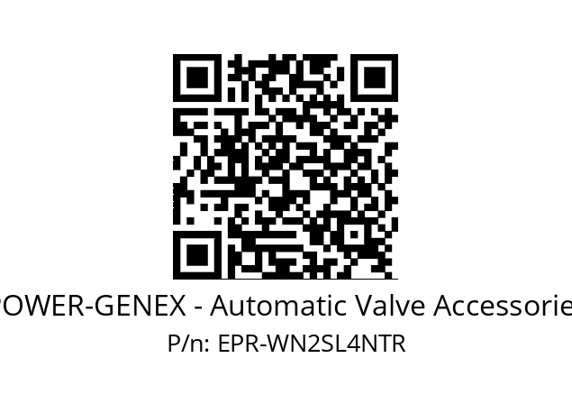   POWER-GENEX - Automatic Valve Accessories EPR-WN2SL4NTR