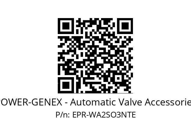   POWER-GENEX - Automatic Valve Accessories EPR-WA2SO3NTE