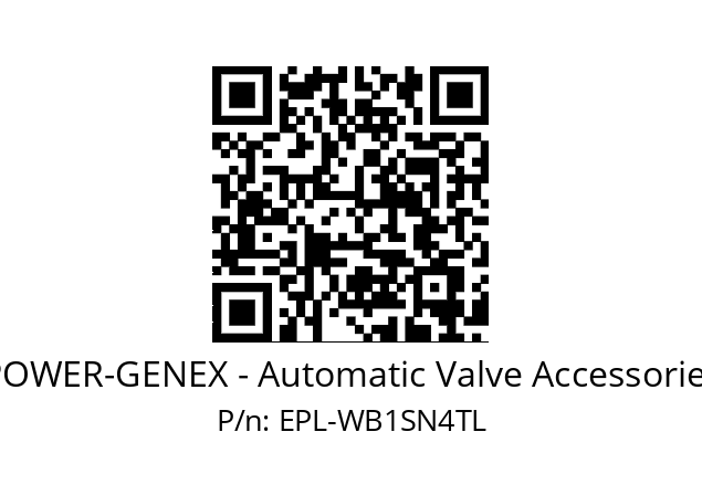   POWER-GENEX - Automatic Valve Accessories EPL-WB1SN4TL