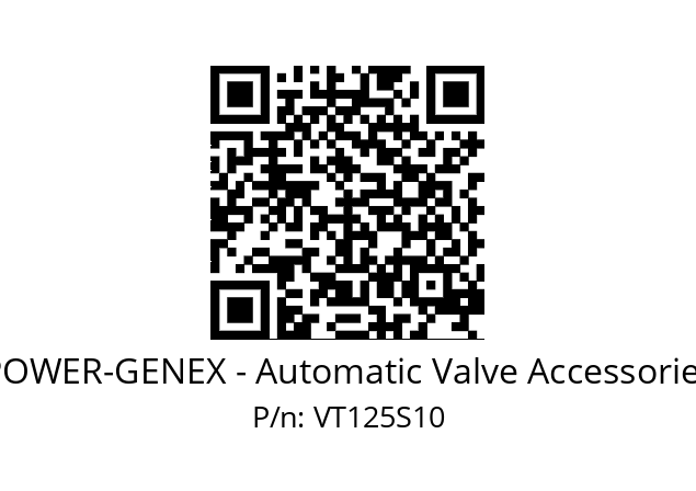   POWER-GENEX - Automatic Valve Accessories VT125S10