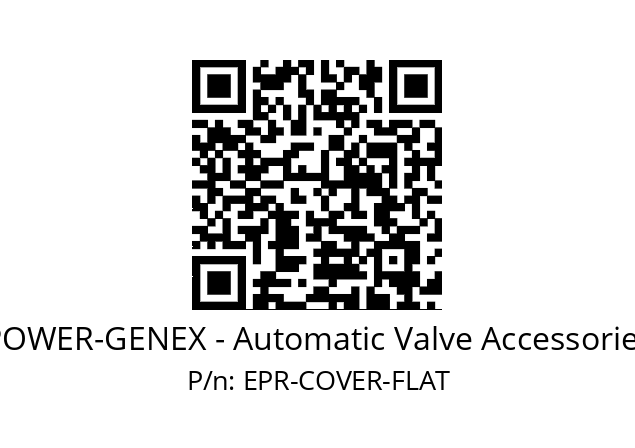   POWER-GENEX - Automatic Valve Accessories EPR-COVER-FLAT