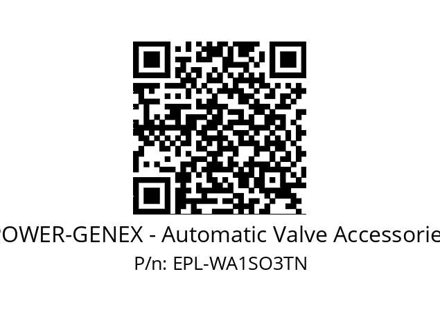   POWER-GENEX - Automatic Valve Accessories EPL-WA1SO3TN