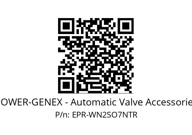   POWER-GENEX - Automatic Valve Accessories EPR-WN2SO7NTR