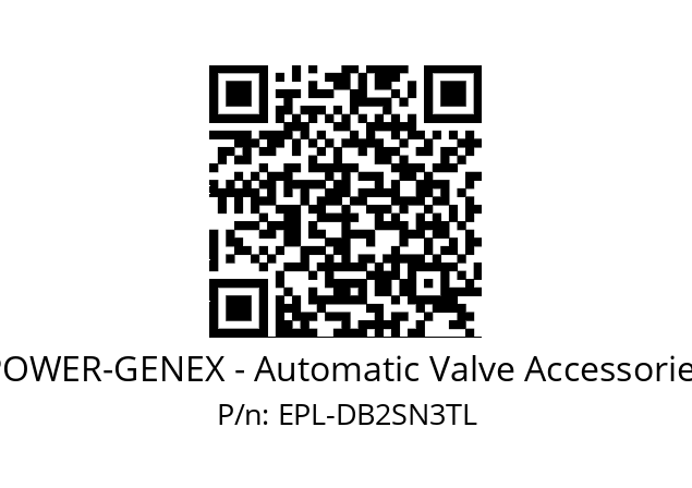   POWER-GENEX - Automatic Valve Accessories EPL-DB2SN3TL