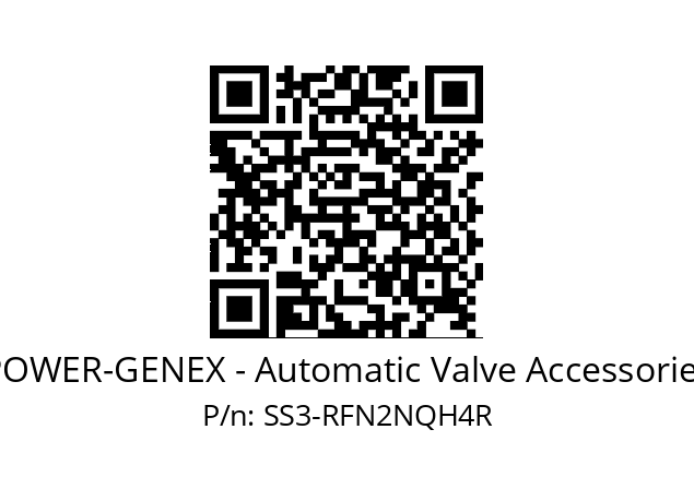   POWER-GENEX - Automatic Valve Accessories SS3-RFN2NQH4R