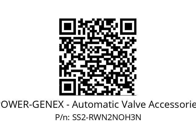   POWER-GENEX - Automatic Valve Accessories SS2-RWN2NOH3N