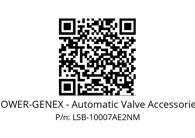   POWER-GENEX - Automatic Valve Accessories LSB-10007AE2NM