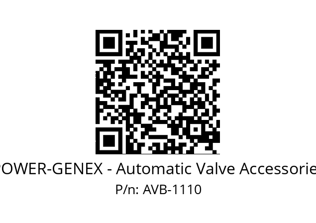   POWER-GENEX - Automatic Valve Accessories AVB-1110