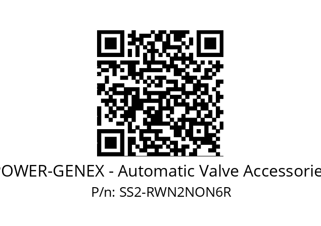   POWER-GENEX - Automatic Valve Accessories SS2-RWN2NON6R